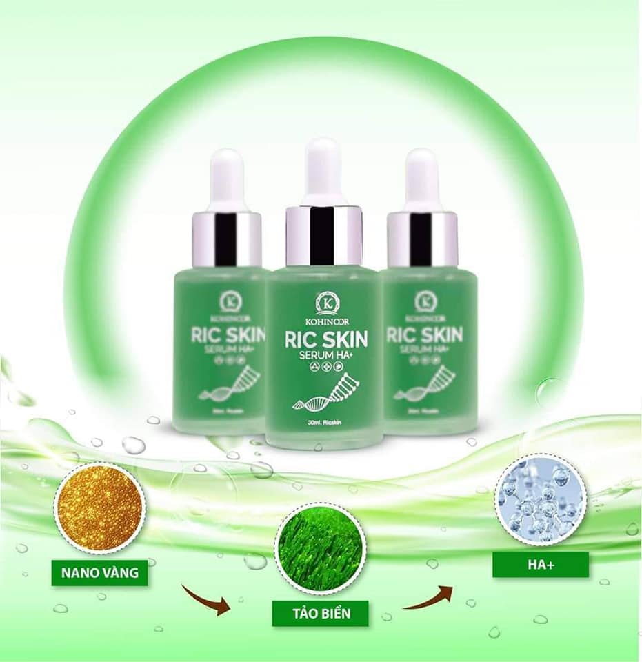 Ric skin serum HA+ vị cứu tinh cho da